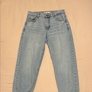 Garage Light Blue Vintage Straight Jeans